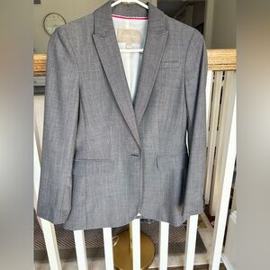 Banana Republic Gray Tailored Wool Blend Jacket, available with matching pants
